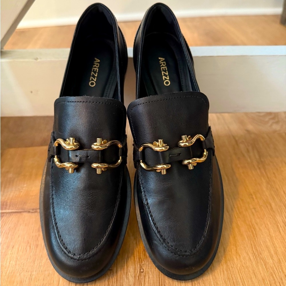 Arezzo Caroline Loafers - NYT - Black, 8.5